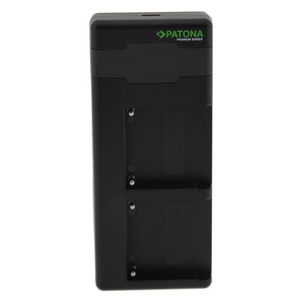 PATONA - Fast charger Dual Sony F550/F750/F970/FM50 + kabel USB-C 0,6m