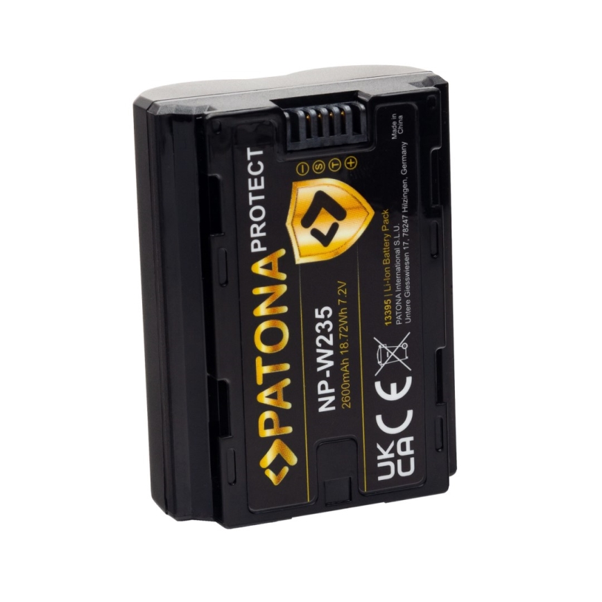 PATONA - Batteri Fuji NP-W235 2600mAh Li-Ion 7,2V Protect X-T4