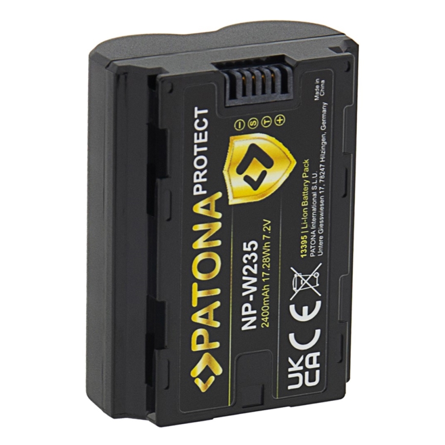 PATONA - Batteri Fuji NP-W235 2600mAh Li-Ion 7,2V Protect X-T4