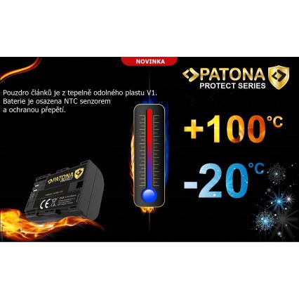 PATONA - Batteri Fuji NP-W235 2600mAh Li-Ion 7,2V Protect X-T4