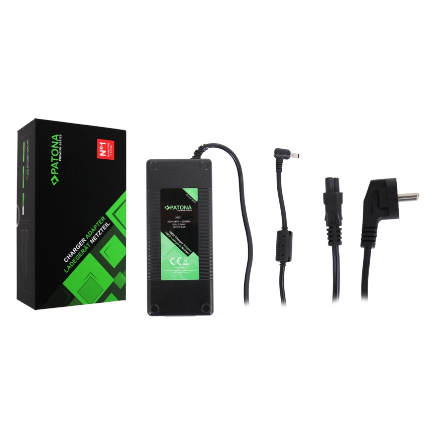 PATONA - Laddare  Asus PREMIUM 19V/9,5A 180W anslutning 5,5x2,5mm