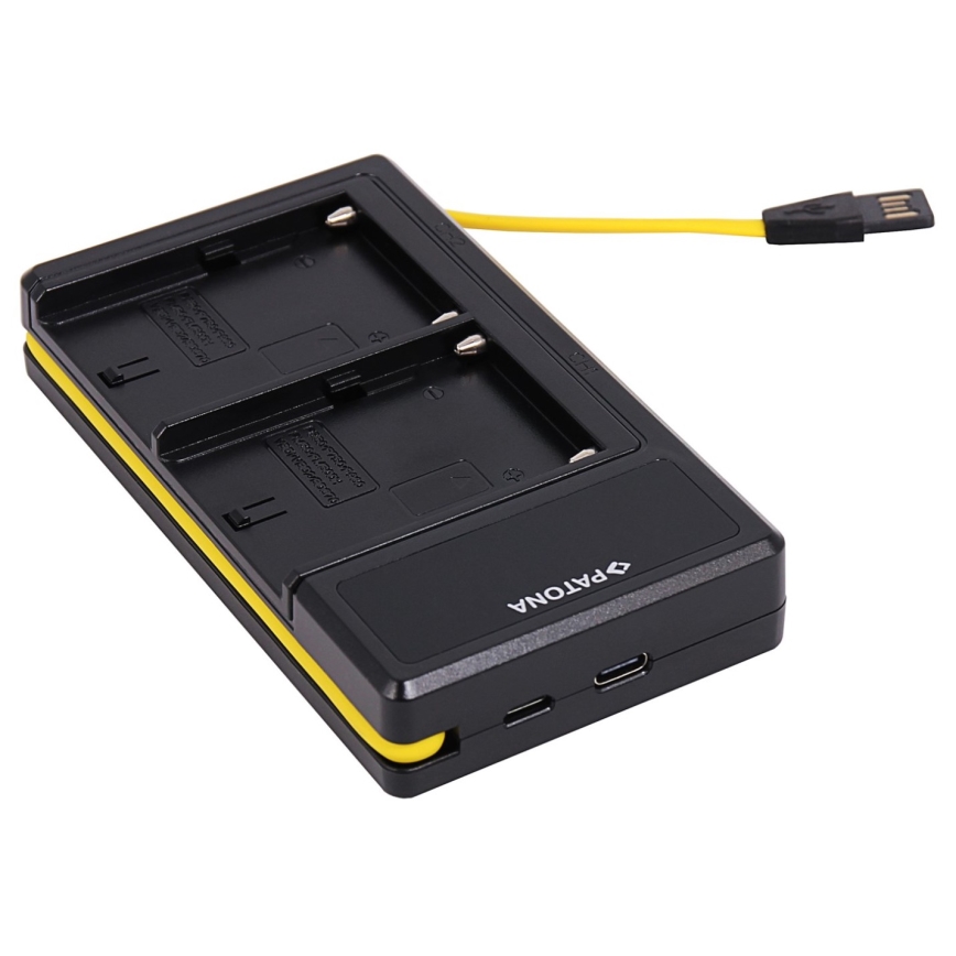 PATONA - Laddare Dual Sony NP-F970/F960/F950 USB