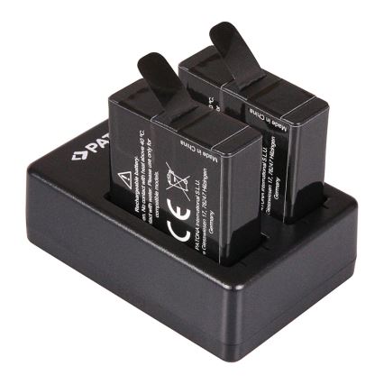 PATONA - Laddare Foto Dual GoPro Hero 5/6/7/8 AABAT-001