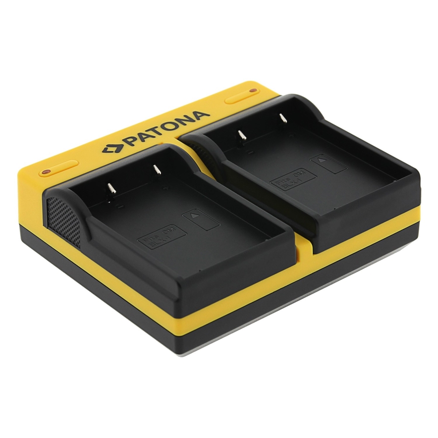 PATONA - Laddare Foto Dual Quick Olympus BLX-1 USB OM-1
