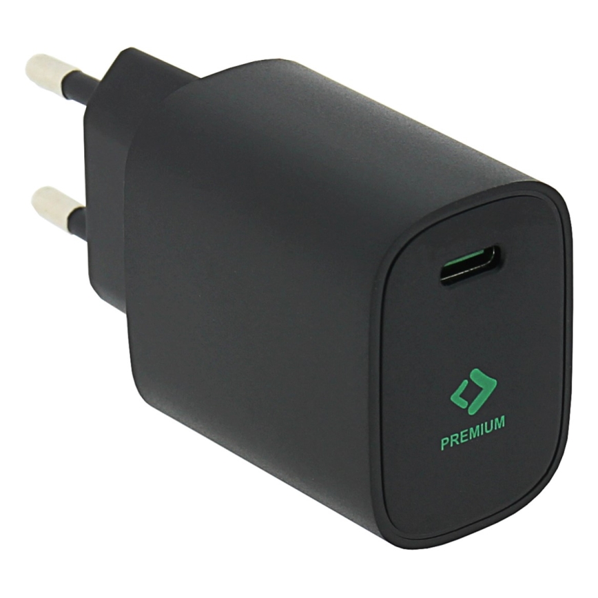 PATONA - Laddningsadapter USB-C Power delivery 20W/230V svart