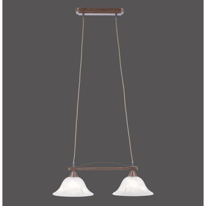 Paul Neuhaus 15242-48 - Ljusskrona med upphängningsrem  NELLY 2xE14/40W/230V