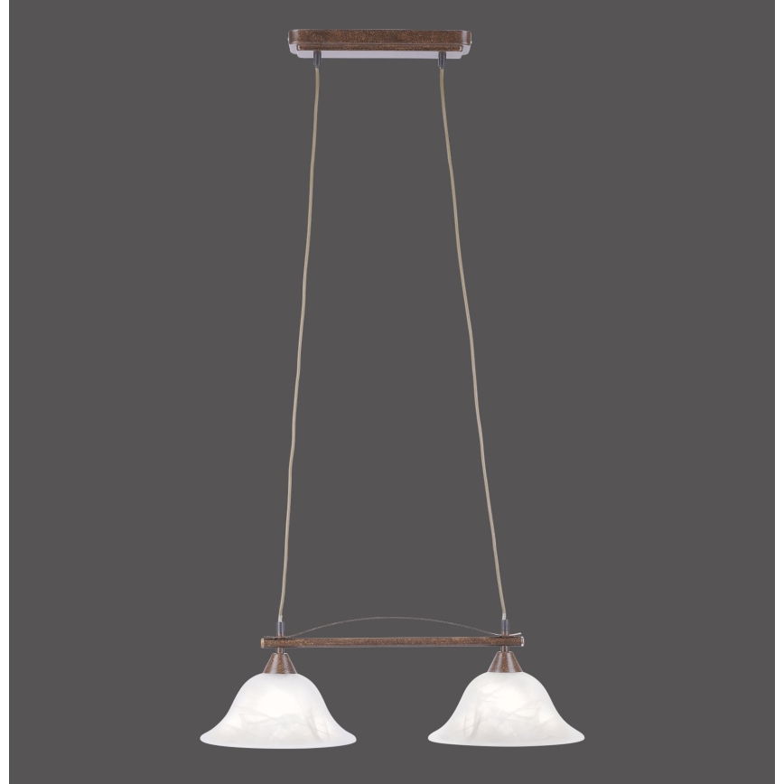 Paul Neuhaus 15242-48 - Ljusskrona med upphängningsrem  NELLY 2xE14/40W/230V