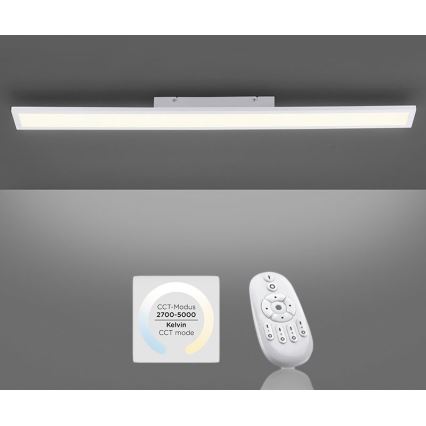 Paul Neuhaus 16537-16-O - LED ljusreglerad fastsatt panel  FLAT LED/21W/230V + fjärrkontroll
