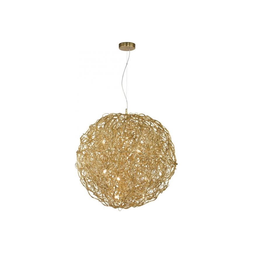 Paul Neuhaus 2019-12 - Takpendel på vajer SAREA 15xG9/40W/230V guld