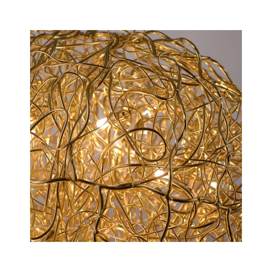 Paul Neuhaus 2019-12 - Takpendel på vajer SAREA 15xG9/40W/230V guld