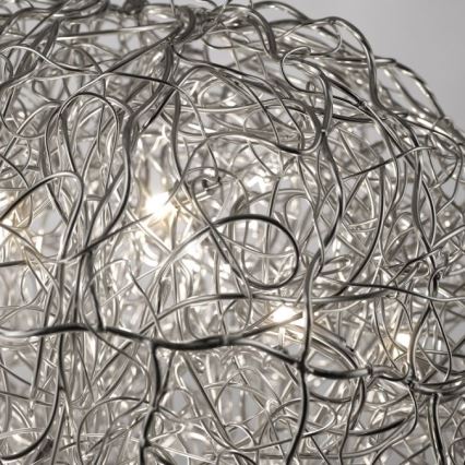 Paul Neuhaus 2019-21 - Taklampa på vajer SAREA 15xG9/40W/230V silverfärgad