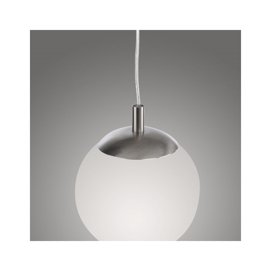 Paul Neuhaus 2072-55 - Ljuskrona med textilsladd BOLO 1xE27/60W/230V diameter 20 cm