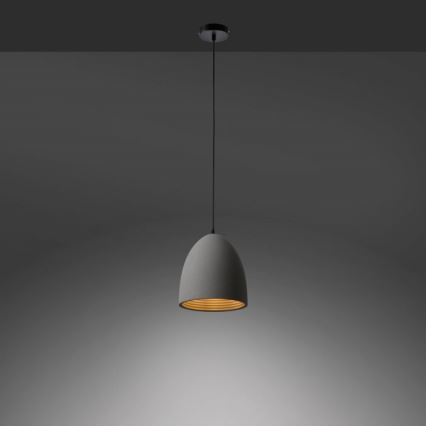 Paul Neuhaus 2231-22 - Ljuskrona med textilsladd ETON 1xE27/40W/230V betong