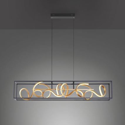 Paul Neuhaus 2416-18 - Dimbar LED-lampakrona med snöre SELINA 4xLED/10,2W/230V