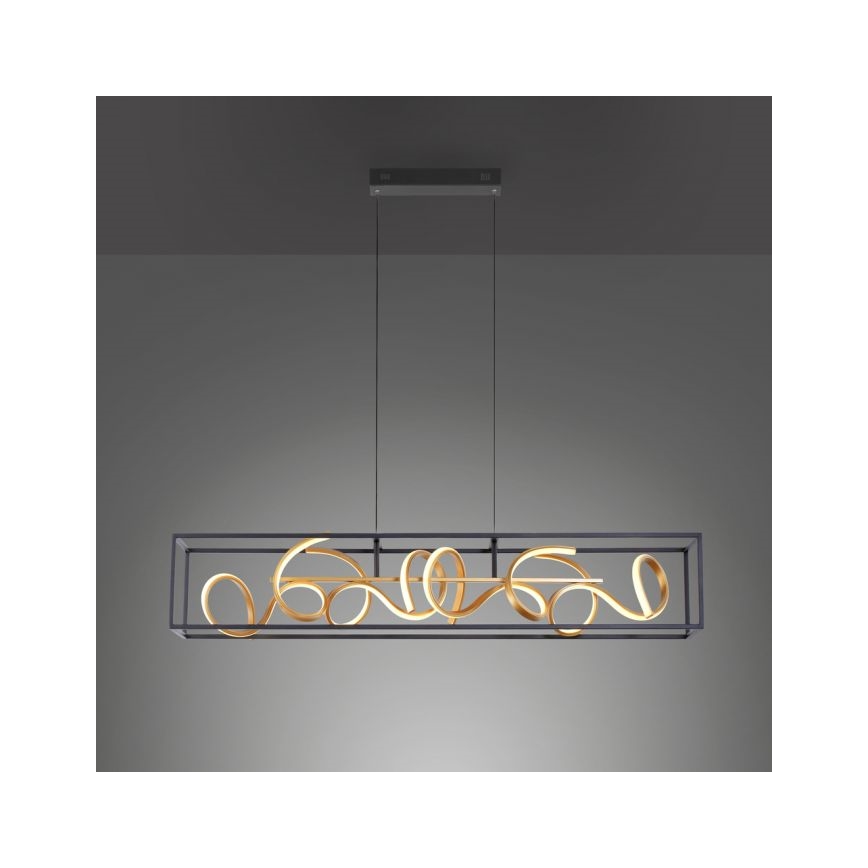 Paul Neuhaus 2416-18 - Dimbar LED-lampakrona med snöre SELINA 4xLED/10,2W/230V