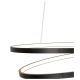 Paul Neuhaus 2472-18 - Dimbar LED-lampakrona med snöre ROMAN LED/30W/230V svart