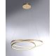 Paul Neuhaus 2474-12 - Dimbar LED-lampakrona med snöre ROMAN LED/40W/230V guld
