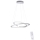 Paul Neuhaus 2491-55 - Dimbar LED-lampakrona med snöre ALESSA 2xLED/26W/230V + Fjärrstyrd