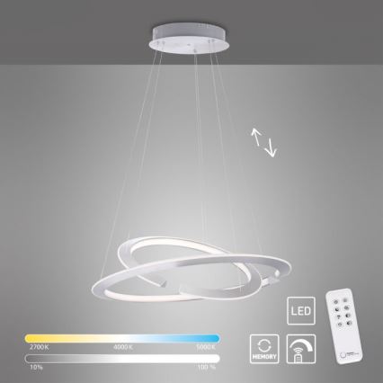 Paul Neuhaus 2491-55 - LED dimbar taklampa ALESSA 2xLED/26W/230V + fjärrkontroll