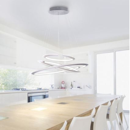 Paul Neuhaus 2493-55 - LED dimbar taklampa ALESSA 3xLED/38W/230V + fjärrkontroll