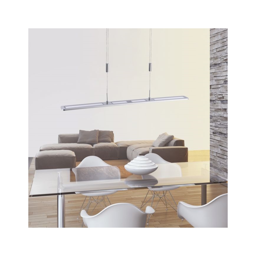 Paul Neuhaus 2565-95 - Dimbar LED-lampakrona med snöre och sensor LED/35W/230V