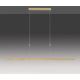 Paul Neuhaus 2568-60 - LED ljusreglerad ljuskrona på textilsladd ADRIANA LED/14W/230V  2700-5000K mässing