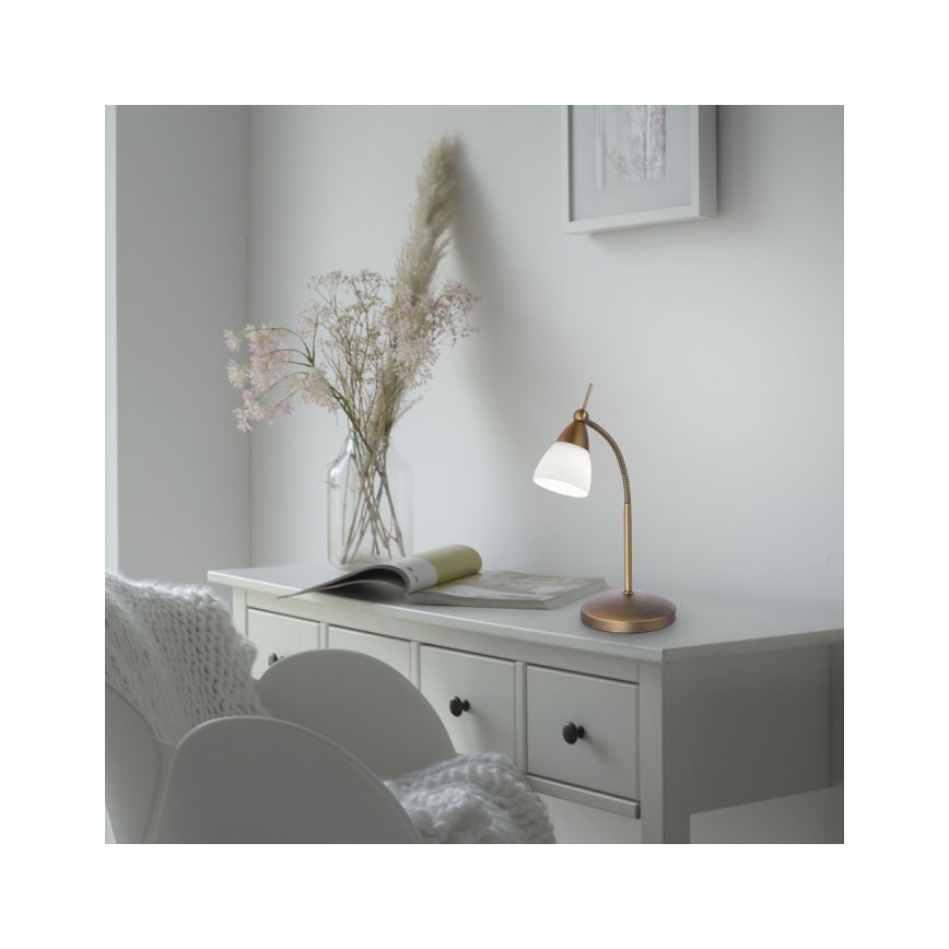 Paul Neuhaus 4001-11 - LED ljusreglerad bordslampa touch PINO 1xG9/3W/230V koppar