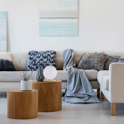 Paul Neuhaus 4013-11 - LED ljusreglerad bordslampa touch BUBBA 1xG9/3W/230V mässing