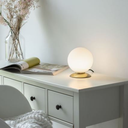 Paul Neuhaus 4013-60 - LED ljusreglerad bordslampa touch BUBBA 1xG9/3W/230V guld