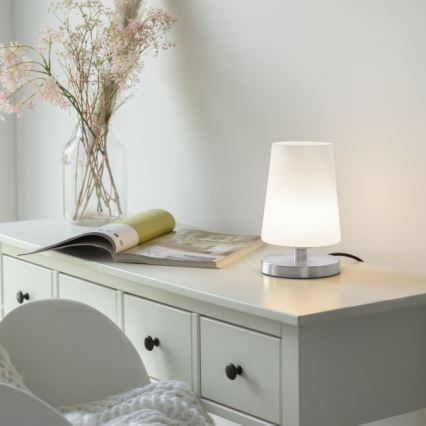 Paul Neuhaus 4146-55 - LED ljusreglerad touch bordslampa  SONJA 1xG9/3W/230V matt krom