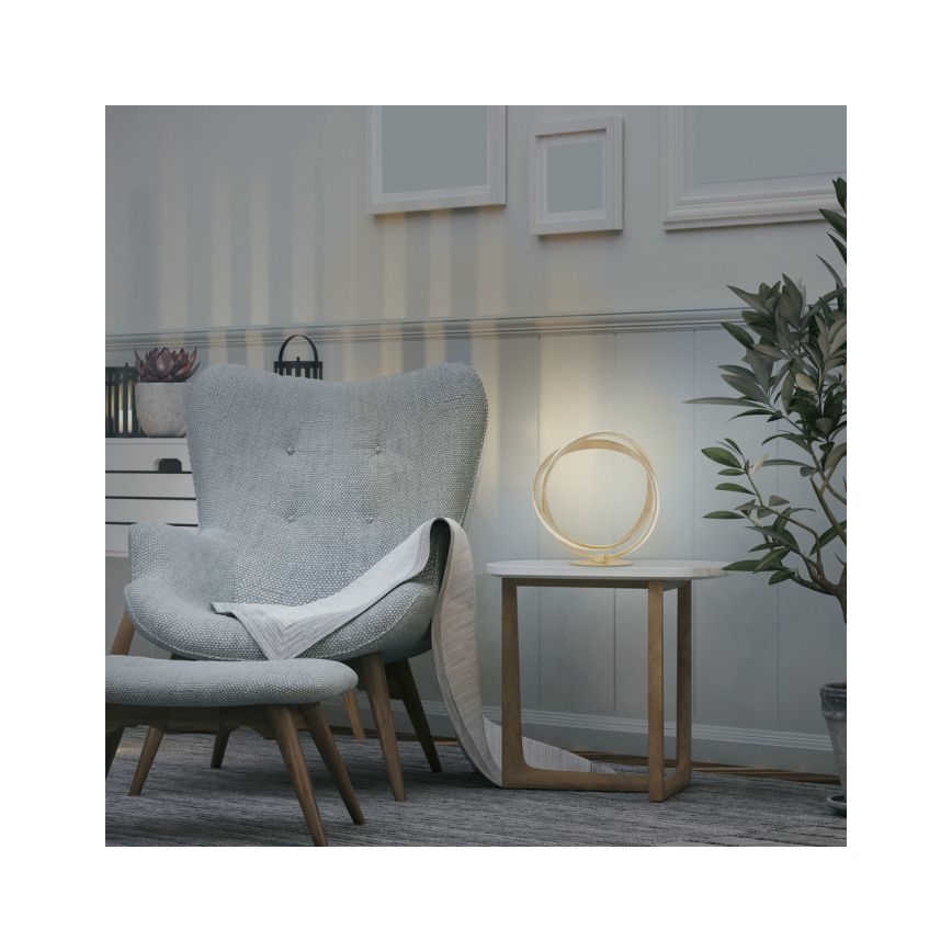 Paul Neuhaus 4531-12 - LED ljusreglerad bordslampa MELINDA LED/18W/230V gyllene