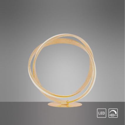 Paul Neuhaus 4531-12 - LED ljusreglerad bordslampa MELINDA LED/18W/230V gyllene