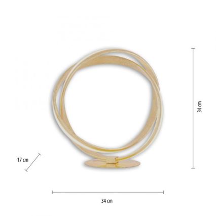 Paul Neuhaus 4531-12 - LED ljusreglerad bordslampa MELINDA LED/18W/230V gyllene
