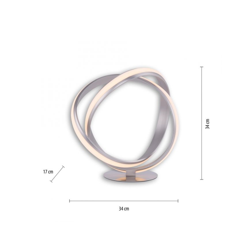 Paul Neuhaus 4531-55 - LED ljusreglerad bordslampa MELINDA LED/18W/230V matt krom