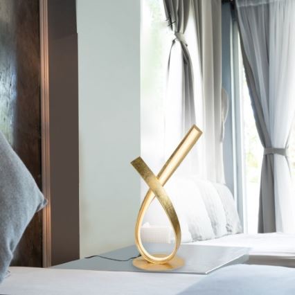 Paul Neuhaus 4720-12 - LED ljusreglerad bordslampa LINDA LED/11,4W/230V gyllene