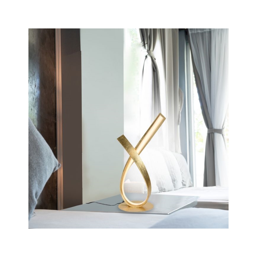 Paul Neuhaus 4720-12 - LED ljusreglerad bordslampa LINDA LED/11,4W/230V gyllene