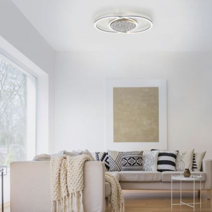 Paul Neuhaus 6025-55 - LED dimbar taklampa YUKI LED/48W/230V + fjärrkontroll