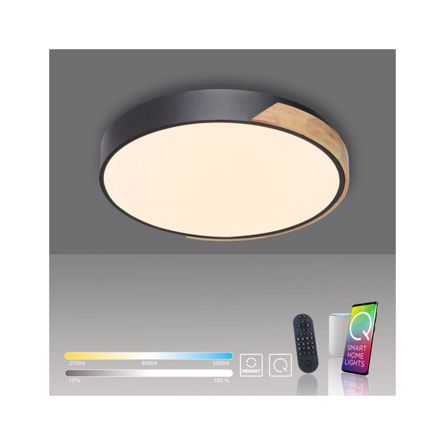 Paul Neuhaus 6071-18 - LED dimbar taklampa Q-PIATO LED/35W/230V Ø 51 cm 2700-5000K Wi-Fi + fjärrkontroll