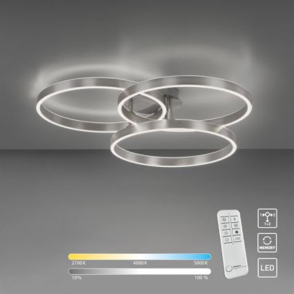 Paul Neuhaus 6233-55 - LED Dimbar taklampa PAAN LED/45,5W/230V 2700-5000K + fjärrkontroll