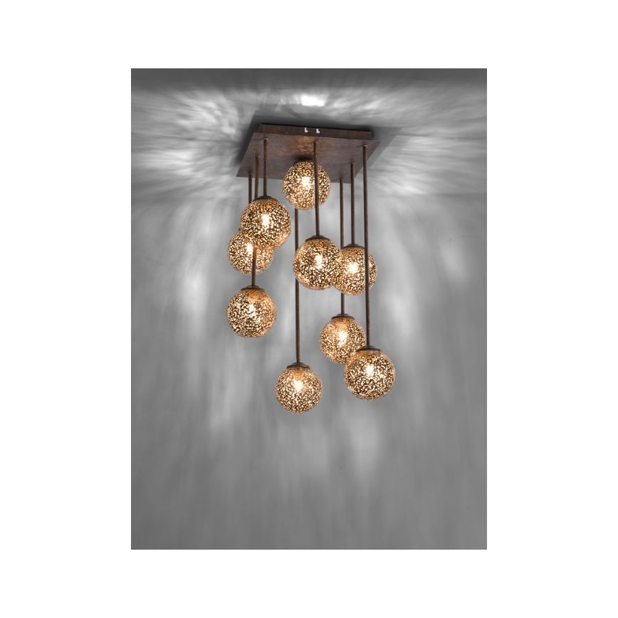 Paul Neuhaus 6238-48 - Pendelkrona GRETA 9xG9/40W/230V
