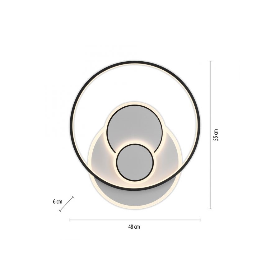 Paul Neuhaus 6392-16 - LED taklampa MAILAK LED/27W/230V
