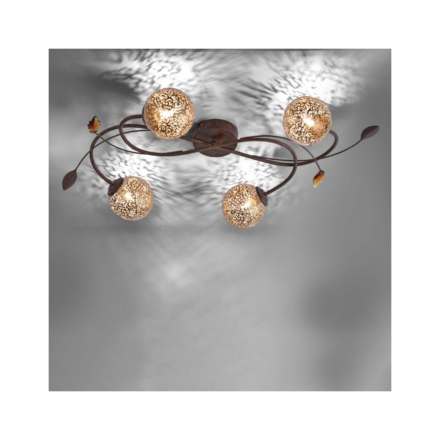 Paul Neuhaus 6395-48 - Ljuskrona GRETA 4xG9/40W/230V