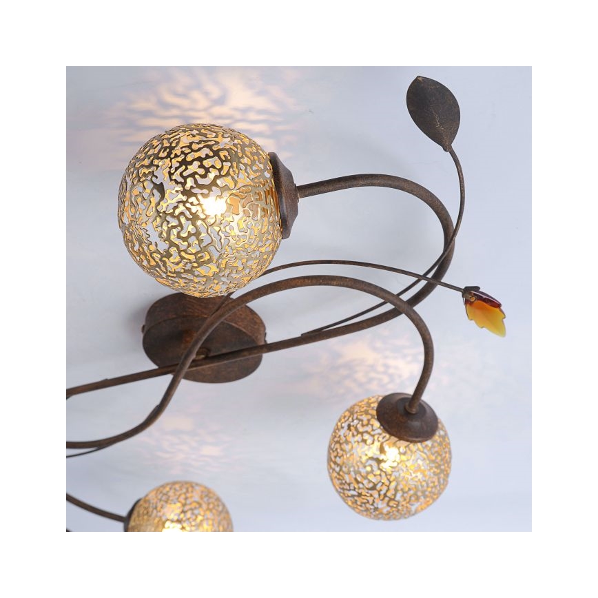 Paul Neuhaus 6395-48 - Ljuskrona GRETA 4xG9/40W/230V