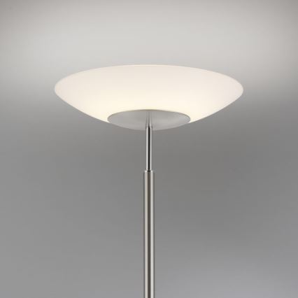 Paul Neuhaus 655-55 - LED Dimbar golvlampa ALFRED 1xLED/28W+1xLED/4W/230V skinande krom