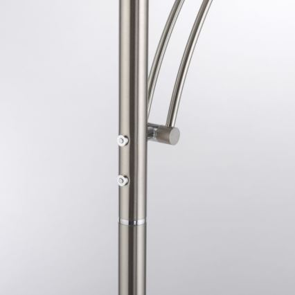 Paul Neuhaus 655-55 - LED Dimbar golvlampa ALFRED 1xLED/28W+1xLED/4W/230V skinande krom