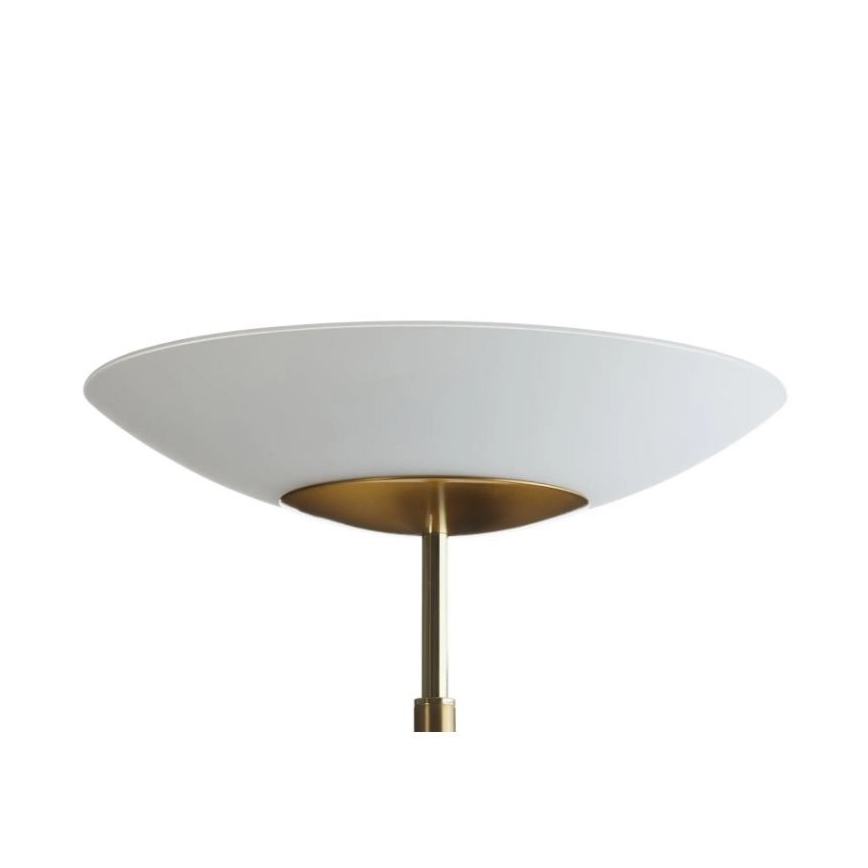 Paul Neuhaus 655-60 - Dimbar LED-golvlampa ALFRED LED/28W/230V+LED/4W/230V mässing