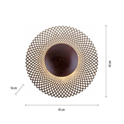 Paul Neuhaus 6551-48 - LED ljusreglerad taklampa  NEVIS LED/18W/230V