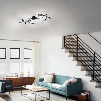 Paul Neuhaus 6724-18 - LED fastsatt Ljuskrona  WIpåW 4xG9/3W/230V