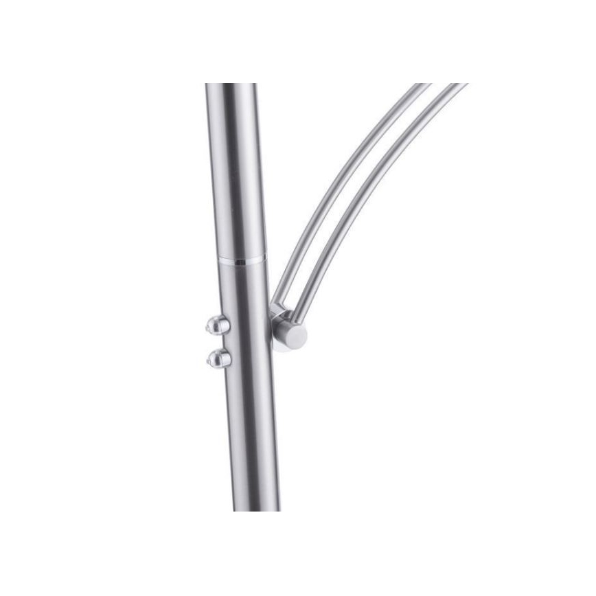 Paul Neuhaus 673-55 - LED Dimbar golvlampa ARTUR 2xLED/21W/230V+1xLED/6W skinande krom