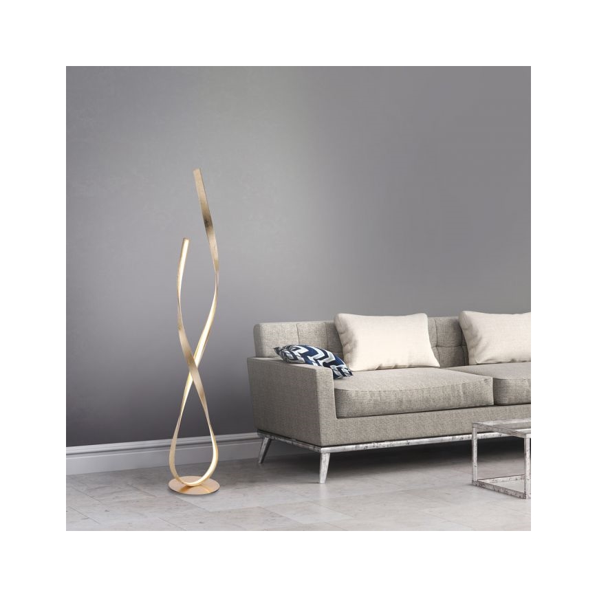 Paul Neuhaus 720-12 - LED Dimbar Golvlampa LINDA LED/27W/230V guld